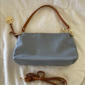 Valentina shoulder crossbody leather bag